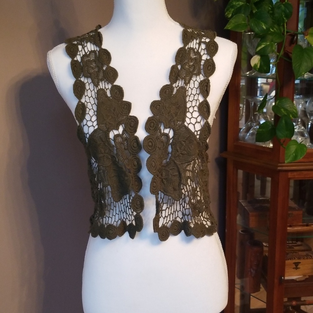 Crocheted vest